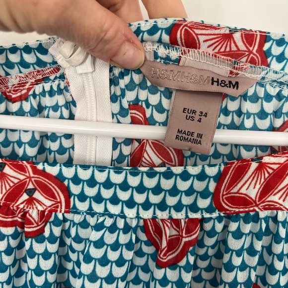 Boho Peasant Prairie Chic Dress 💙❤️ - Picture 4 of 8